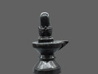Chaturmukhlinga: Sacred Four-Faced Shiva Linga, Natural Handcarved Stone Statue From Nepal