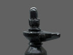 Chaturmukhlinga: Sacred Four-Faced Shiva Linga, Natural Handcarved Stone Statue From Nepal