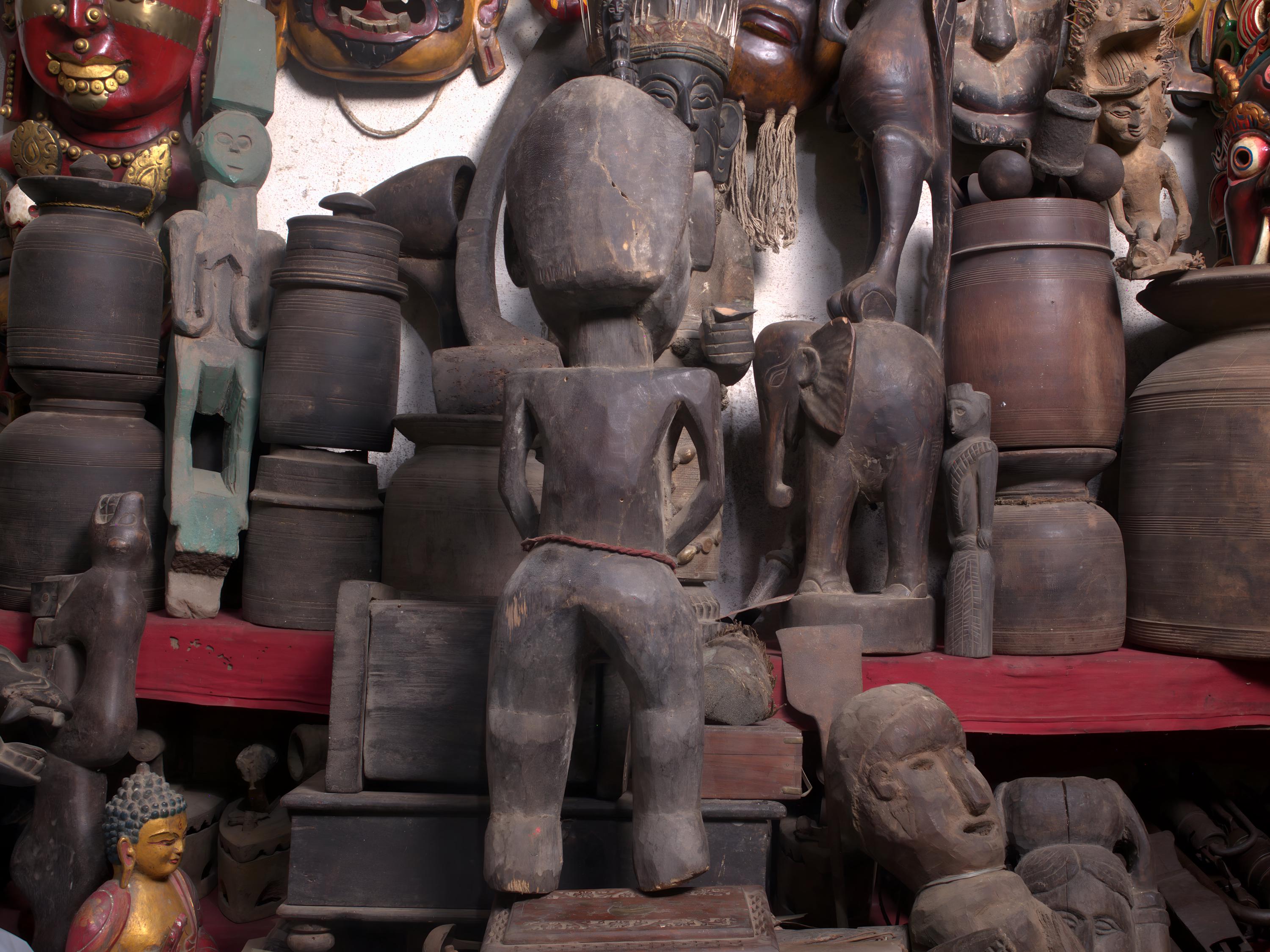 Ban Jhakri, A Mystical Hand Carved Forest Lord Wooden Idol
