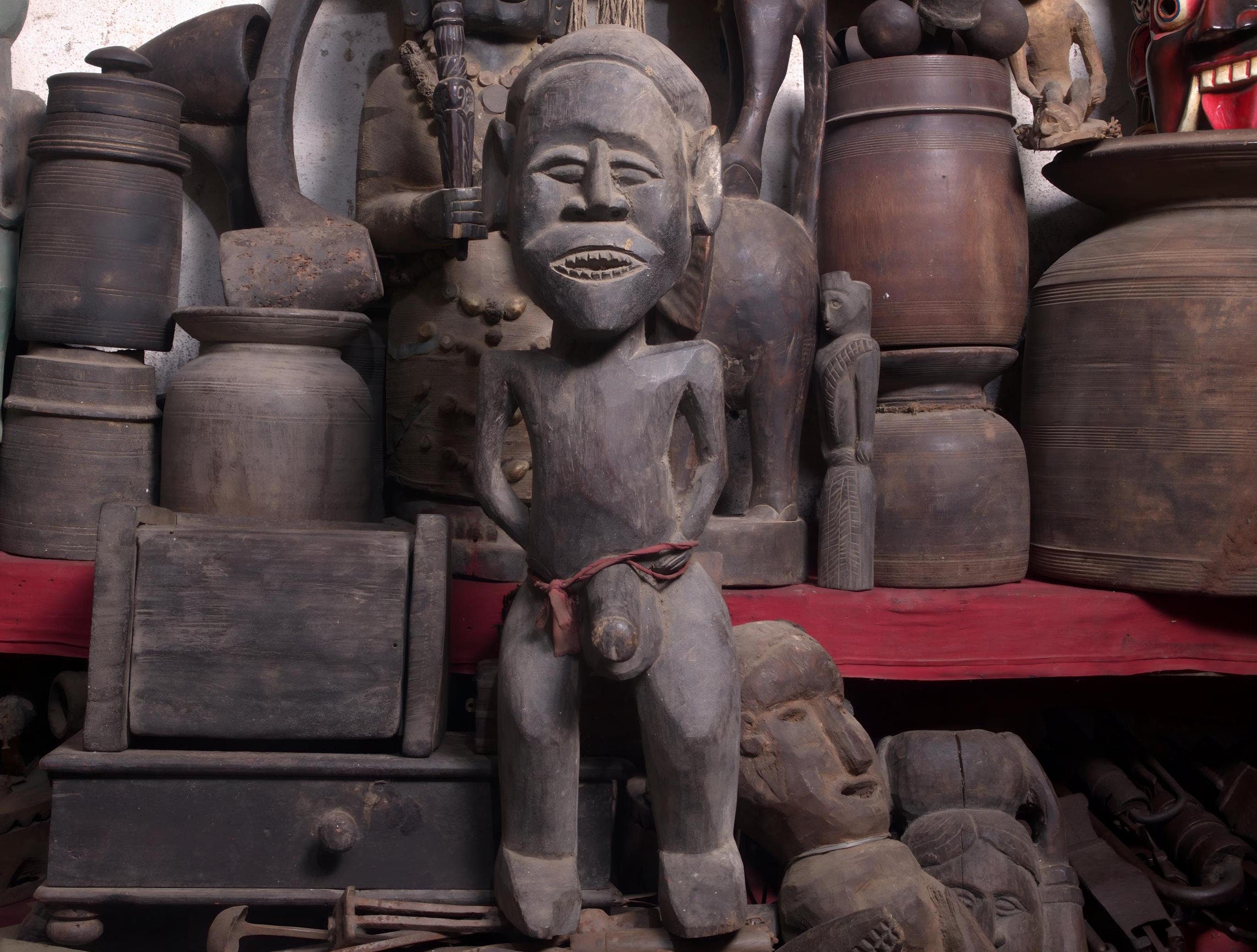 Ban Jhakri, A Mystical Hand Carved Forest Lord Wooden Idol