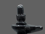 Chaturmukhlinga: Sacred Four-Faced Shiva Linga, Natural Handcarved Stone Statue From Nepal