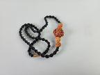 Hand Knotted Rudraksha Mala, Natural Nepalese Beads, Spiritual Necklace