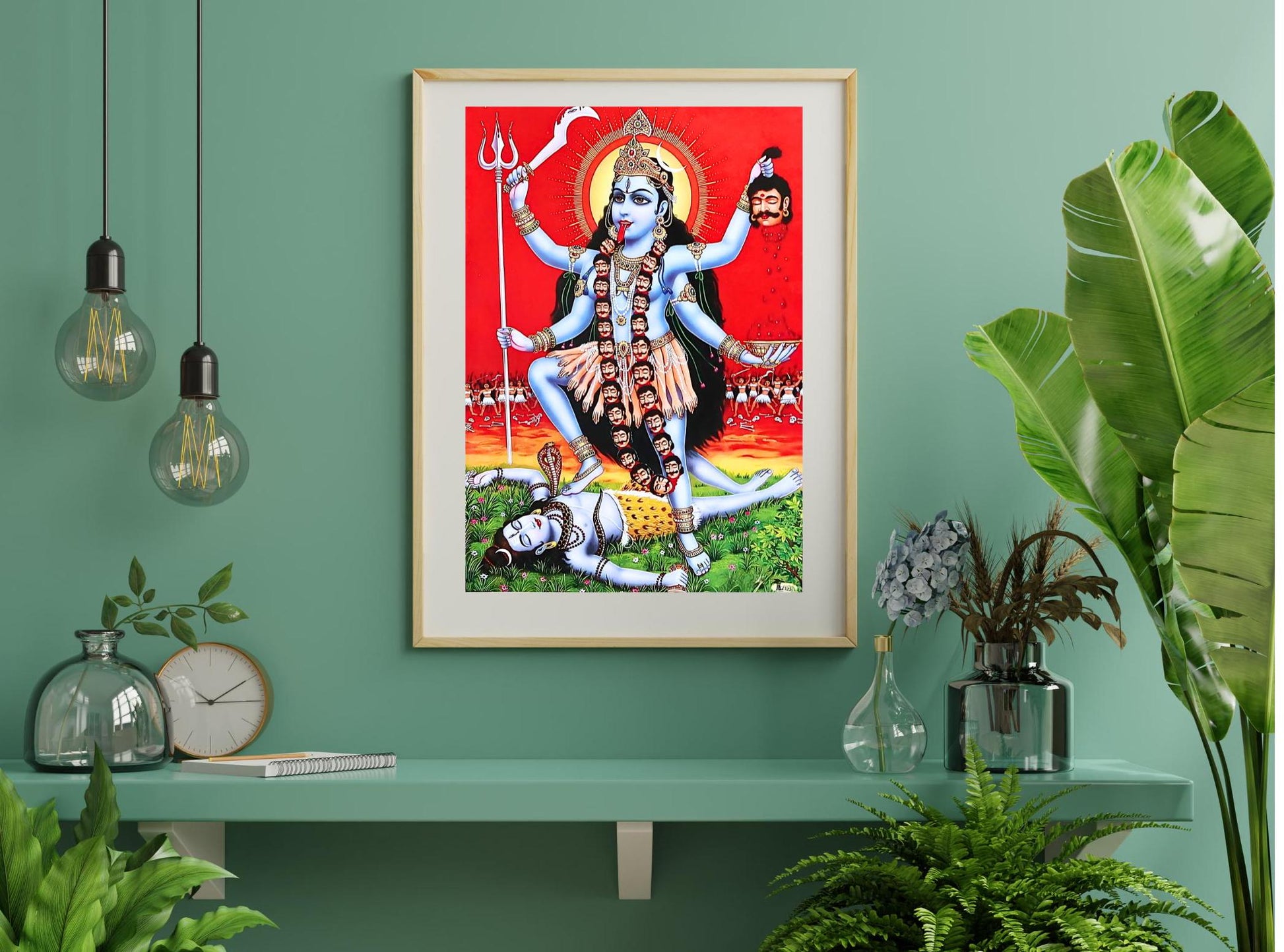 Goddess Kali Poster: Fierce Protector Art Print (Digital Download)