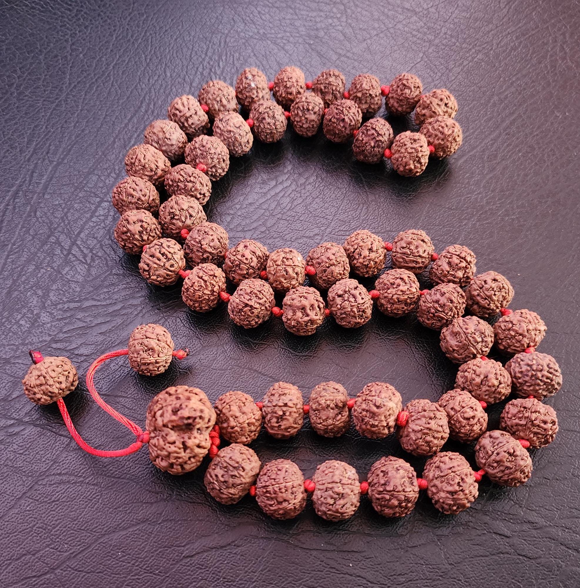 8 Mukhi Ganesha Rudraksha Mala: Personalized Prayer Beads
