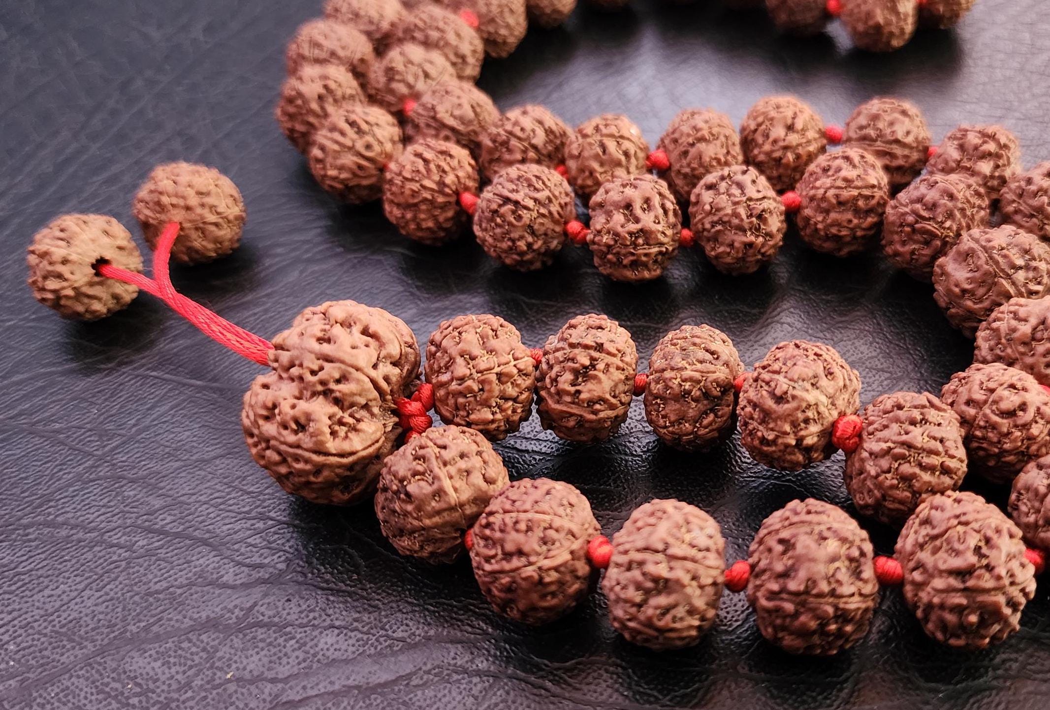 8 Mukhi Ganesha Rudraksha Mala: Personalized Prayer Beads