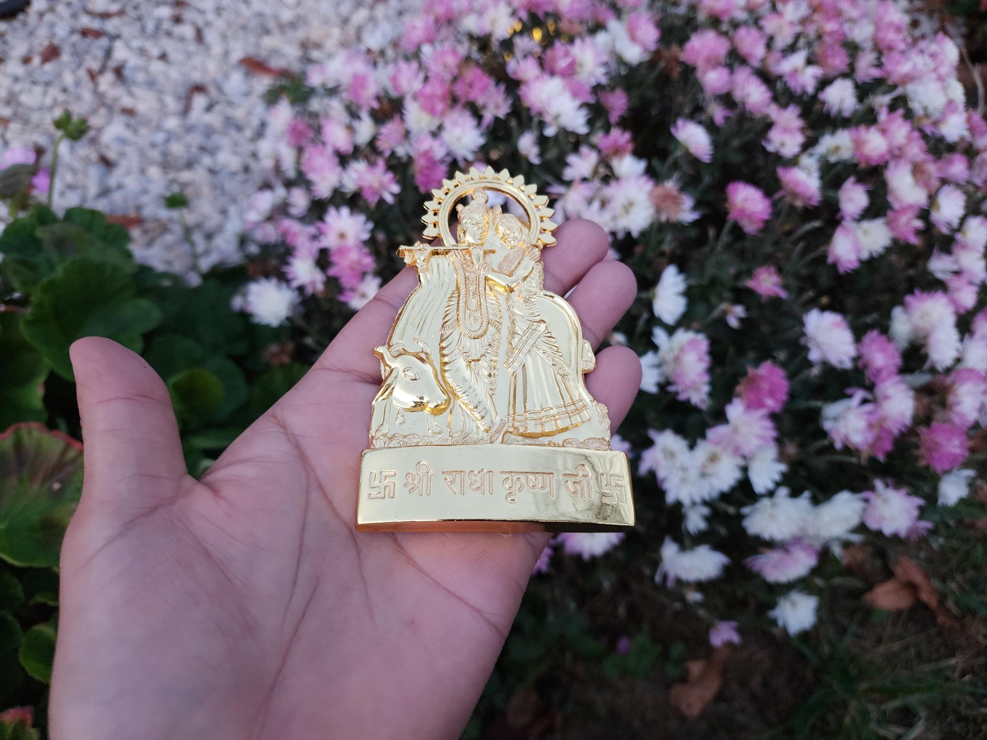 Radha Krishna Statue A Divine Symbol Of Love And Harmony, Radhe Radhe Five-Metal Idol