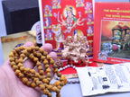 Durga Divine Gift Box: Brass Statue, Yantra, Haldi Mala