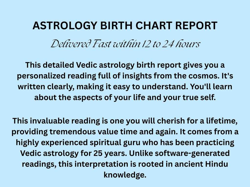 Blind Vedic Astrology Reading: Divine Guidance from Nepal (PDF File)