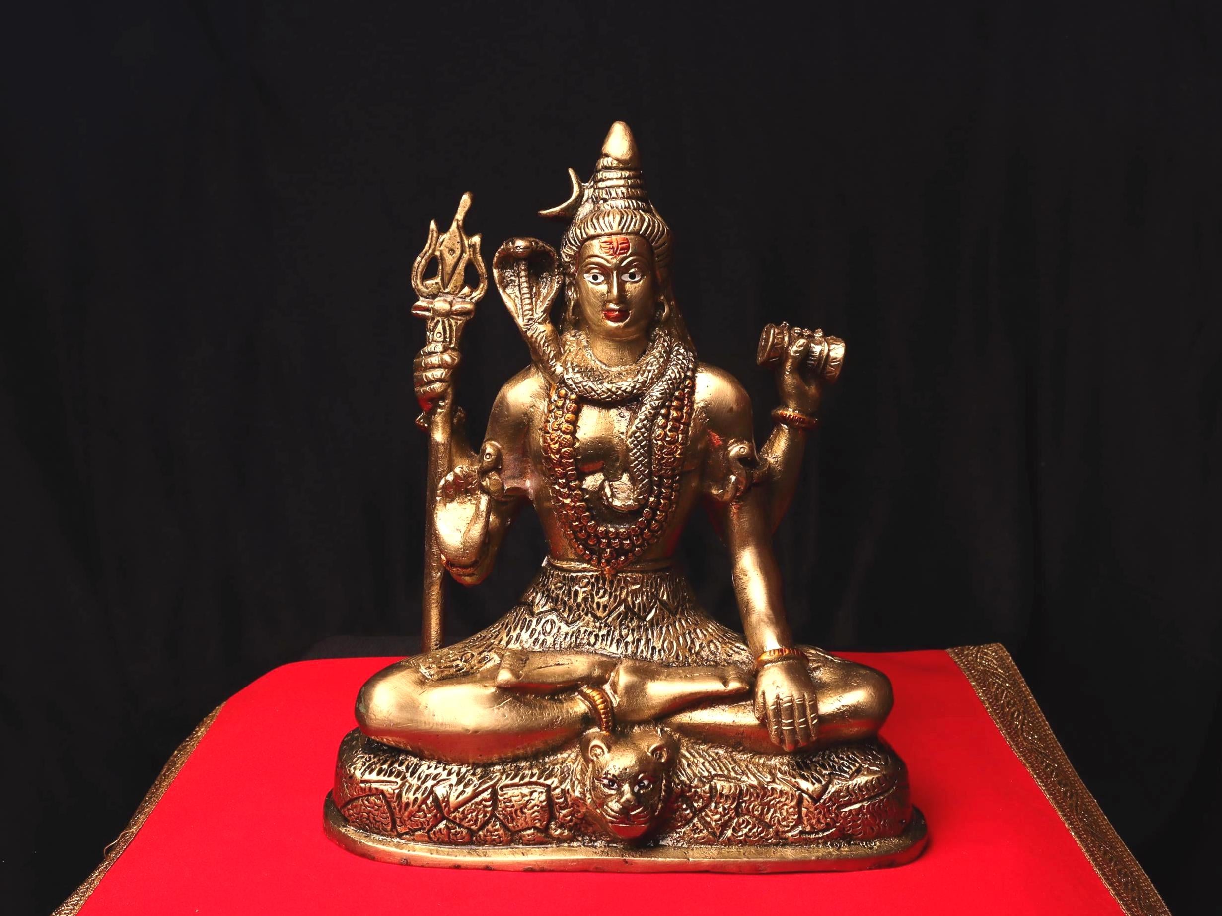 Lord Shiva Statue, Meditating Lord of Yoga
