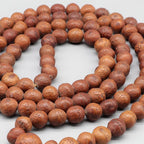 Rare Bodhi Seed Japa Mala: 9-10mm Buddha Chitta Beads, Blessed Tibetan Prayer Necklace