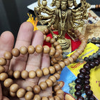 Hanuman Gift Box: Brass Statue, Sandalwood Mala, Labradorite Bracelet
