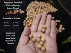 8 to 11 mm Bodhi Seed Prayer Beads: Timal Nepal Buddha Chitta