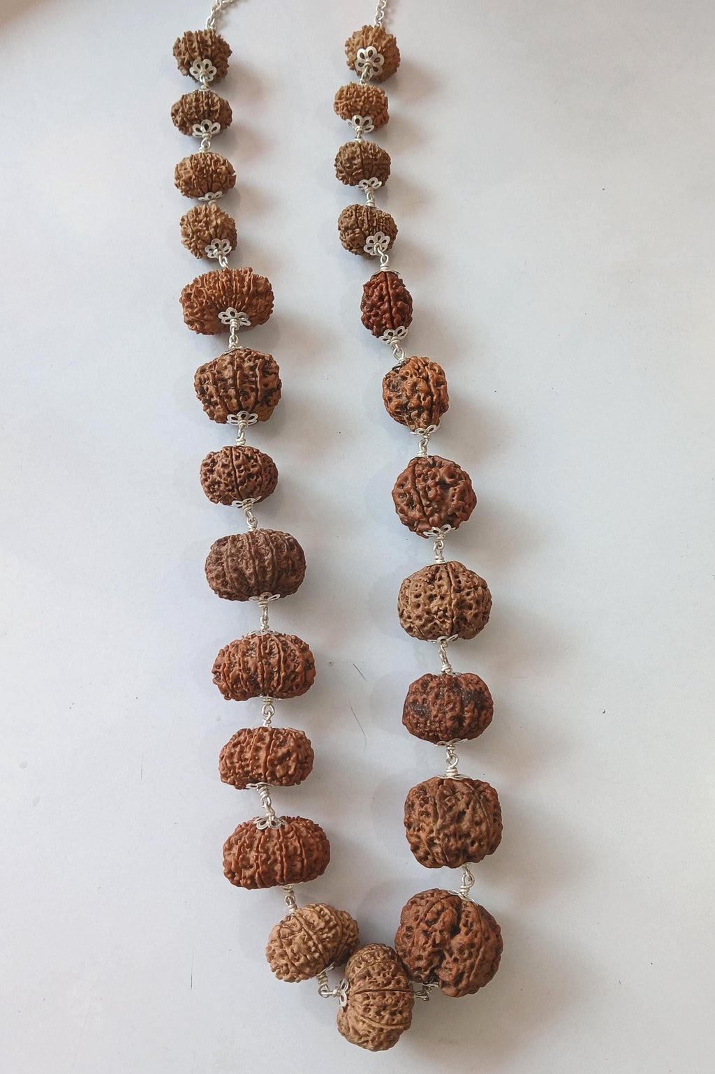 Rudraksha Siddha Mala, 2 to 17 Face Large Nepalese Beads, Made to Order