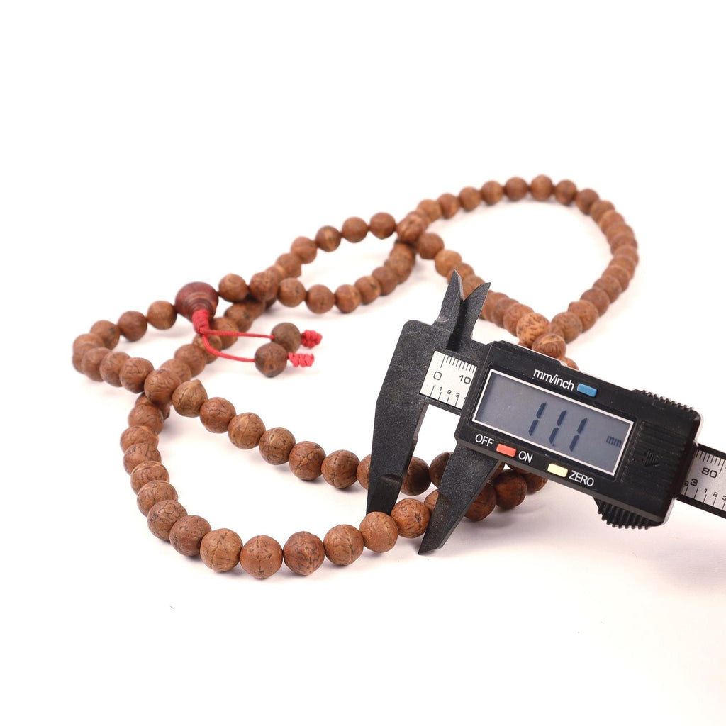 11mm Tibetan Buddhist Prayer Beads, Phoenix Eye Seed, Vajrayana Buddhism