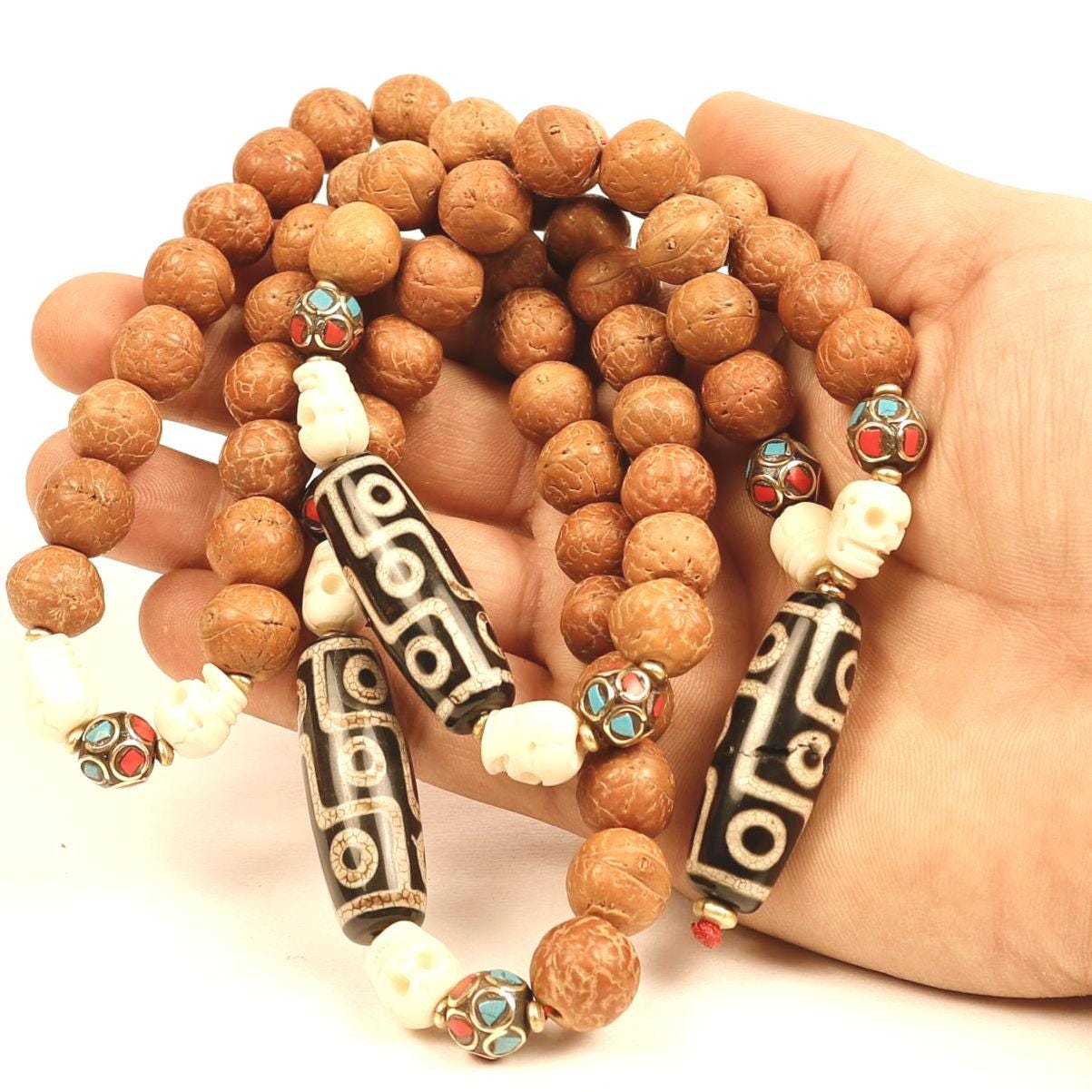 Tibetan Bhairav Bodhi Protection Necklace