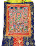 Thangka Tibetan Buddhist Wall Paintings For Altar, Meditation And Home Decor