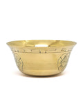 Tibetan Water Offering Brass Bowl With Engraving Set Of 7