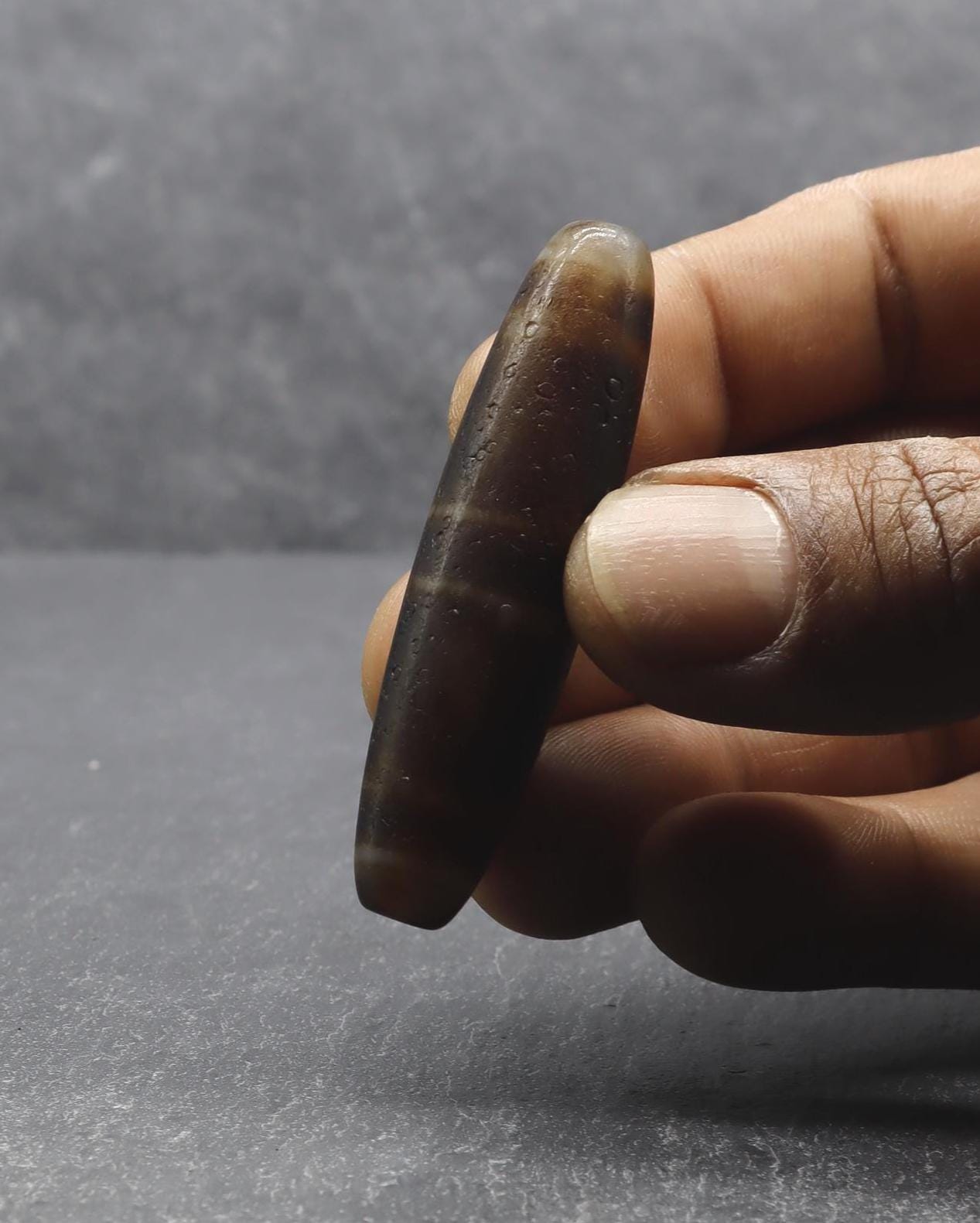 Vintage Tibetan Specimen Dzi Bead, Guru Padmasambhava Kayas Ancient Agate Dzi