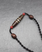 Ancient Style Dzi Bead, Protection Amulet, Tibetan Buddhist Agate Talisman