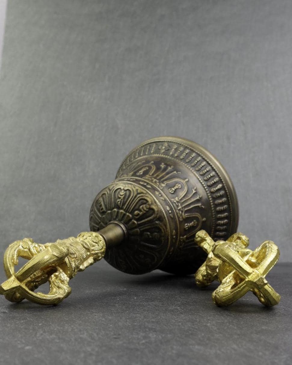 Tibetan Bell Dril Bu And Dorje Vajra Set