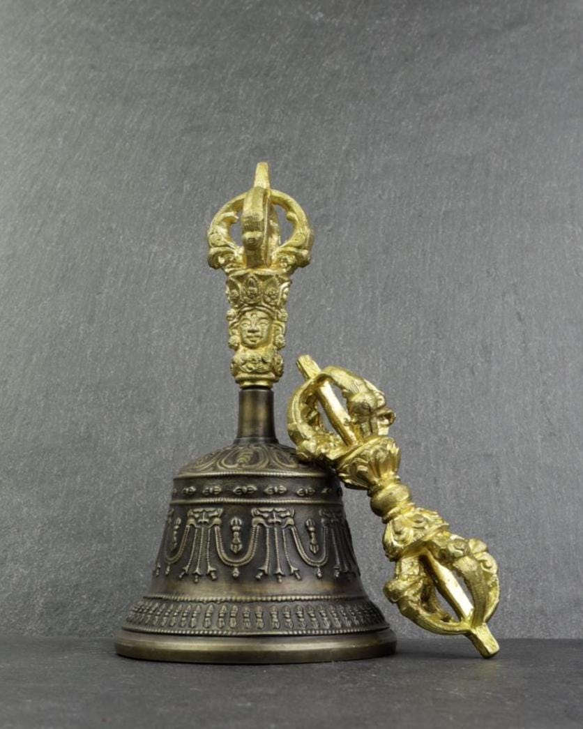 Tibetan Bell Dril Bu And Dorje Vajra Set