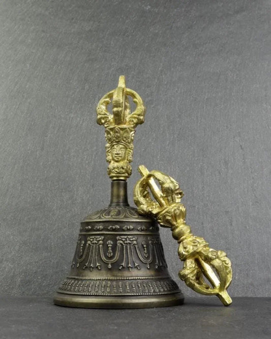 Tibetan Bell Dril Bu And Dorje Vajra Set