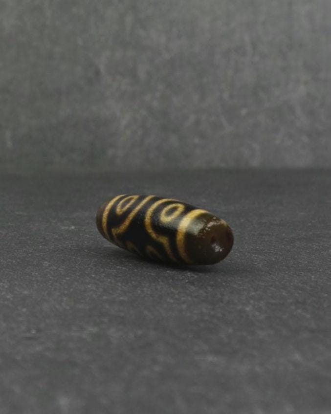 Vintage 7 Eye Dzi Pendant Amulet