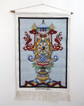 Tibetan Woven Thangka Style Wall Hanging