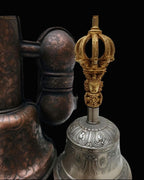 Master Quality Bell And Dorje With Hand Crafted Metal Cover