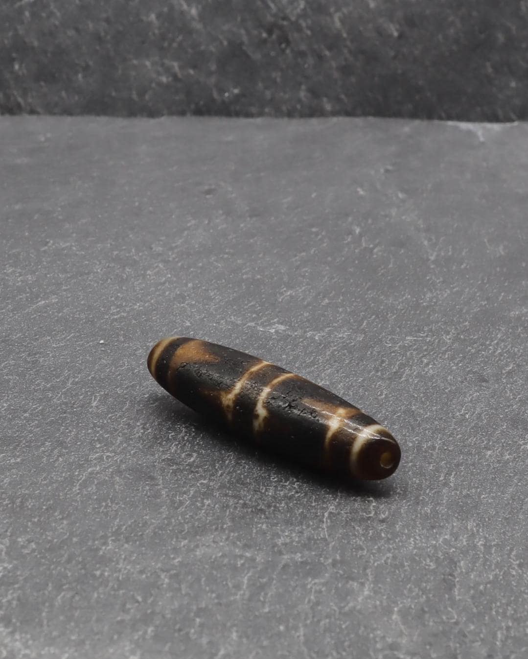 Vintage Tibetan Specimen Dzi Bead, Guru Padmasambhava Kayas Ancient Agate Dzi