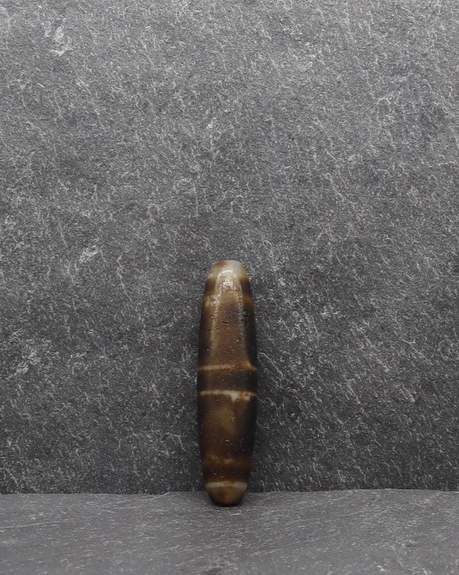 Vintage Tibetan Specimen Dzi Bead, Guru Padmasambhava Kayas Ancient Agate Dzi