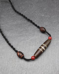 Ancient Style Dzi Bead, Protection Amulet, Tibetan Buddhist Agate Talisman
