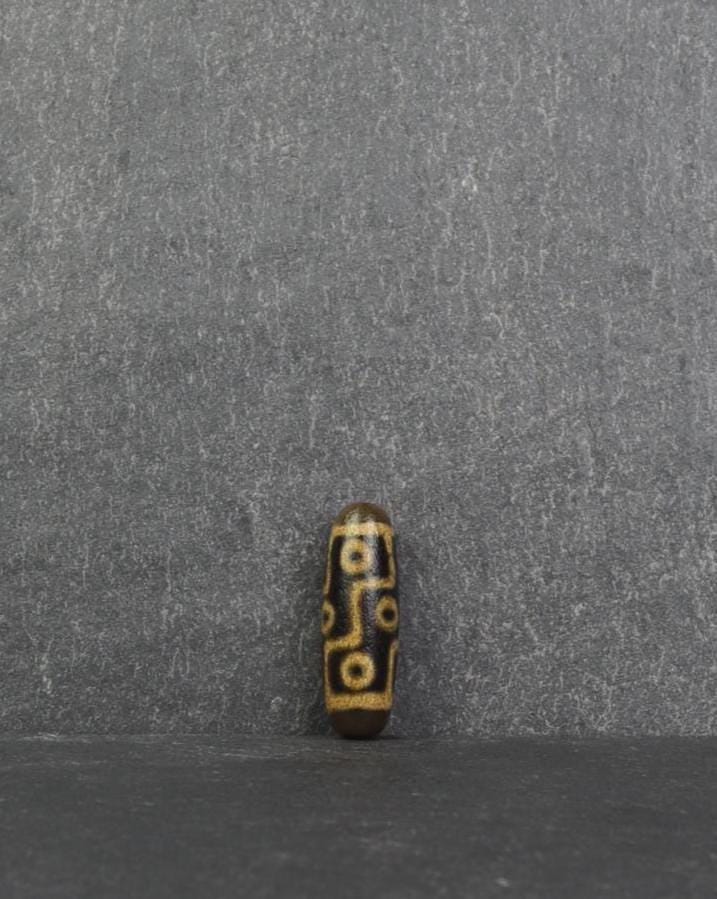 9 Eye Same Old Dzi Bead Amulet, Make Free Mala