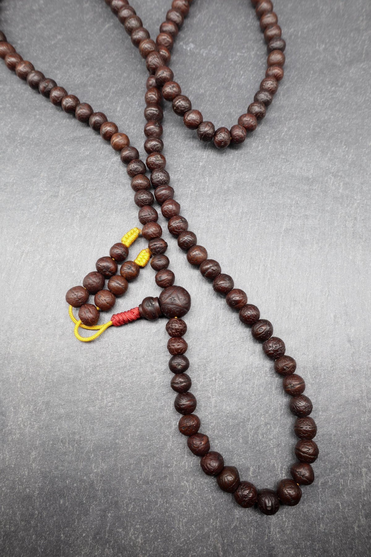 Phoenix Eye Bodhi Seed Mala, Authentic 108 Buddha Prayer Beads