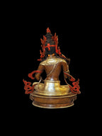 Antique Buddha Statue - 13" Tall Nepal Art Collector Piece