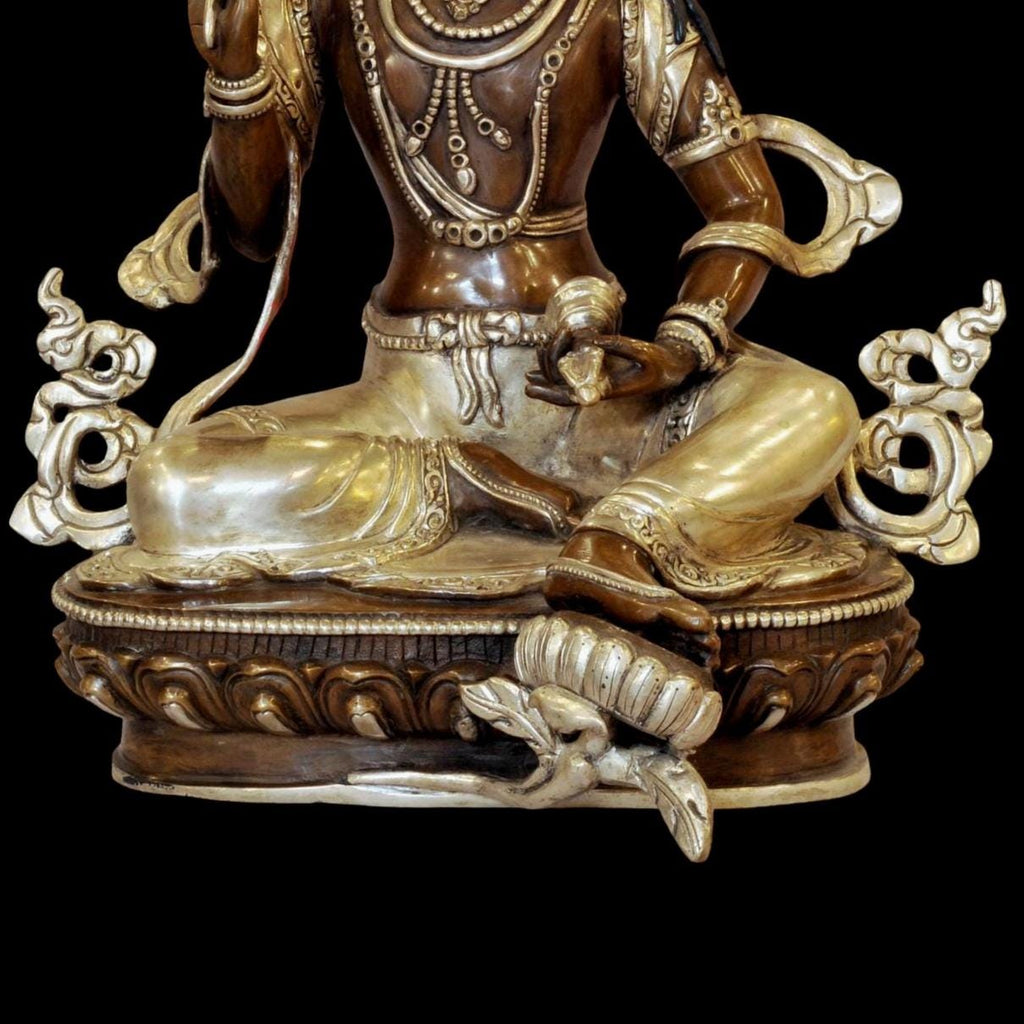 Antique Buddha Statue - 13" Tall Nepal Art Collector Piece