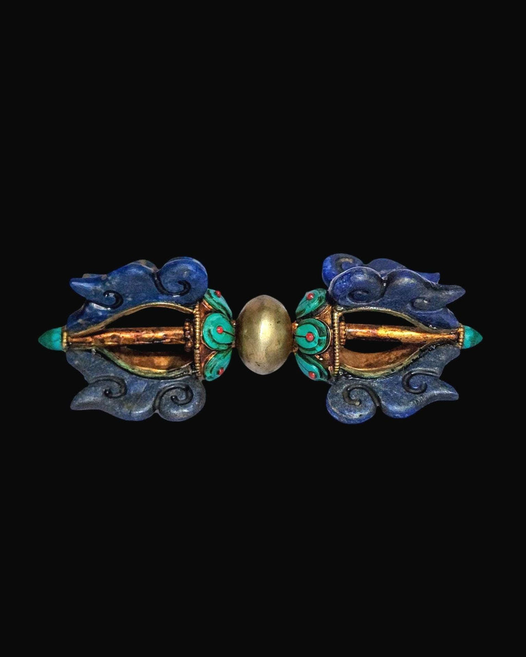 Antique Bell, Dorje Vajra and Phurba Tibetan Ritual Set
