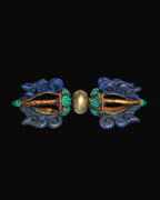Antique Bell, Dorje Vajra and Phurba Tibetan Ritual Set