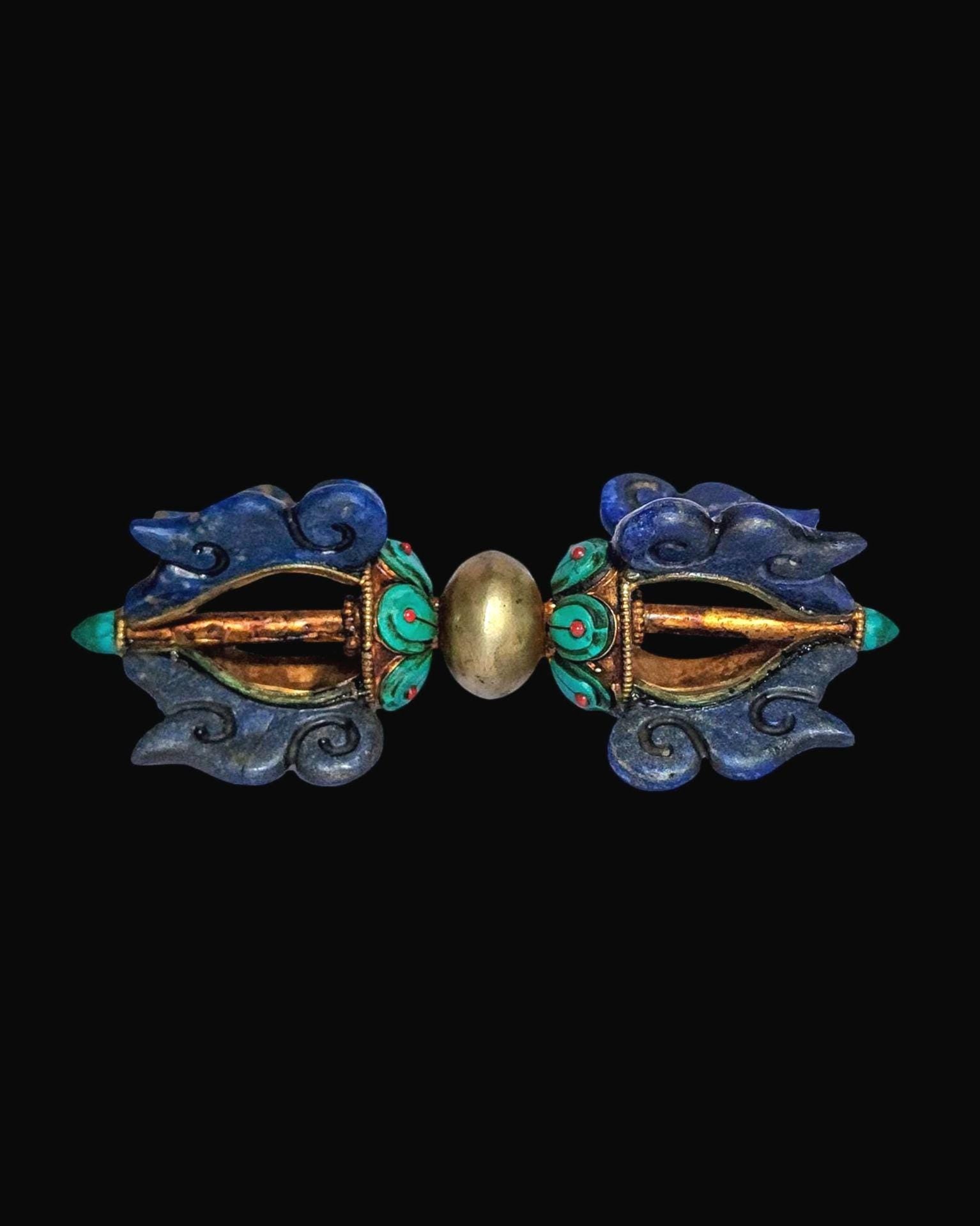 Antique Bell, Dorje Vajra and Phurba Tibetan Ritual Set