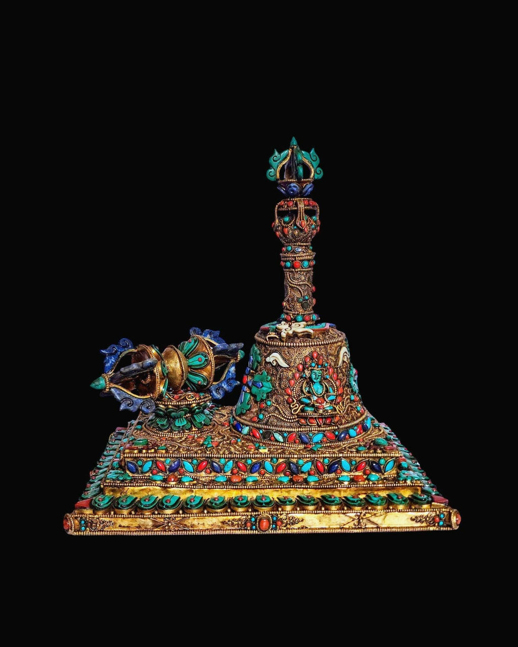 Museum Grade Bell And Dorje Vajra Set