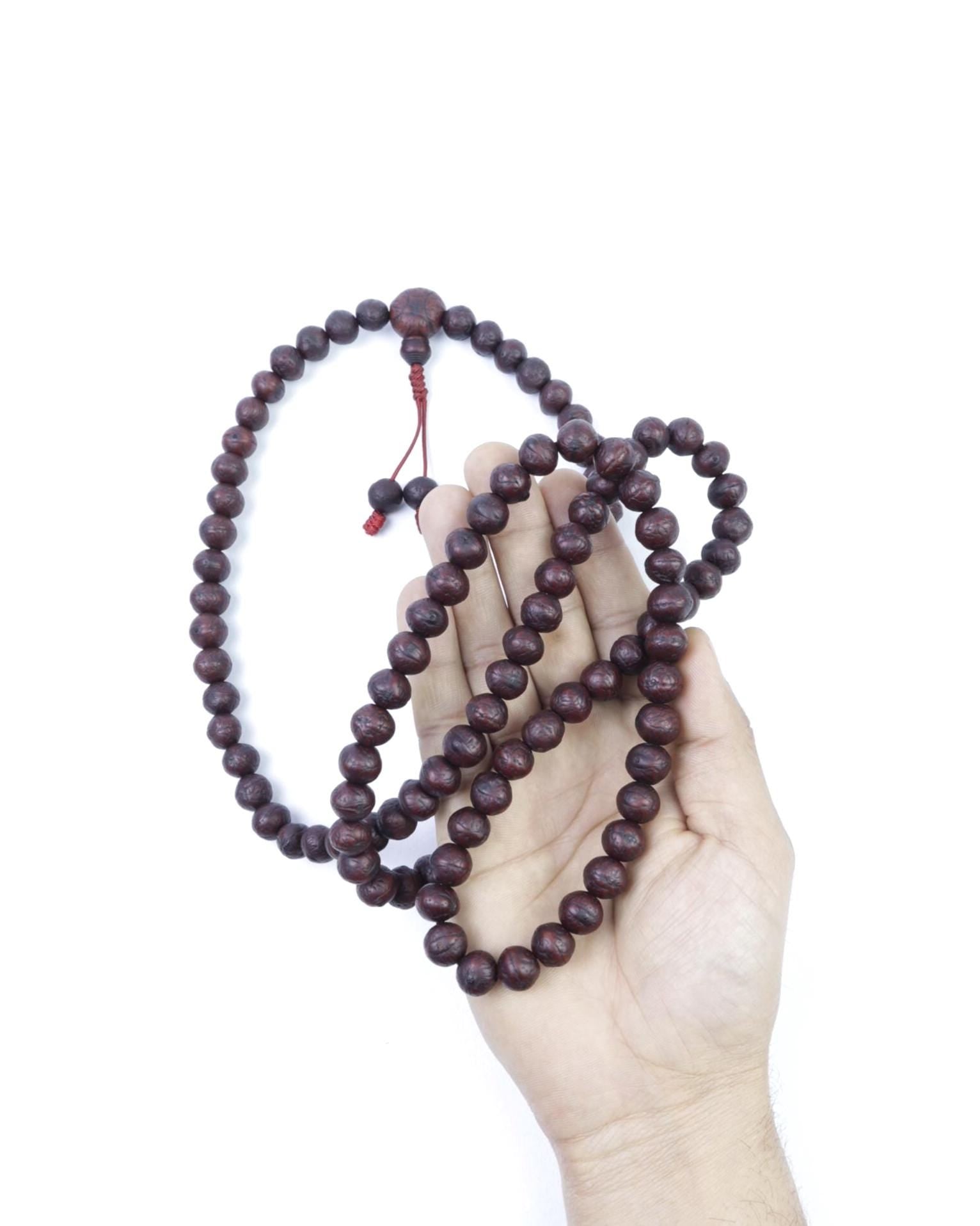 Dark Aged Bodhi Tibetan Prayer Beads 10 to 11mm Mala