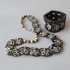 Tibetan Om Bone Necklace Old Design Spiritual Jewelry Nepal