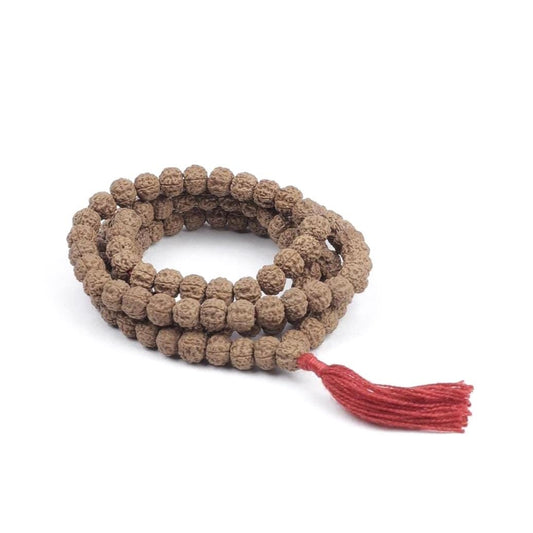 Genuine Indonesian Rudraksha Mala – 108 Beads 10 mm