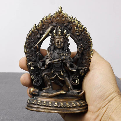 Kaal Bhairav Statue, Protective Deity Sculpture