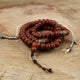 Natural Bodhi Seed, Hand-rubbed Tibetan Prayer Beads