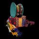 Rose Wood Chod Damaru, Tantric Ritual Drum