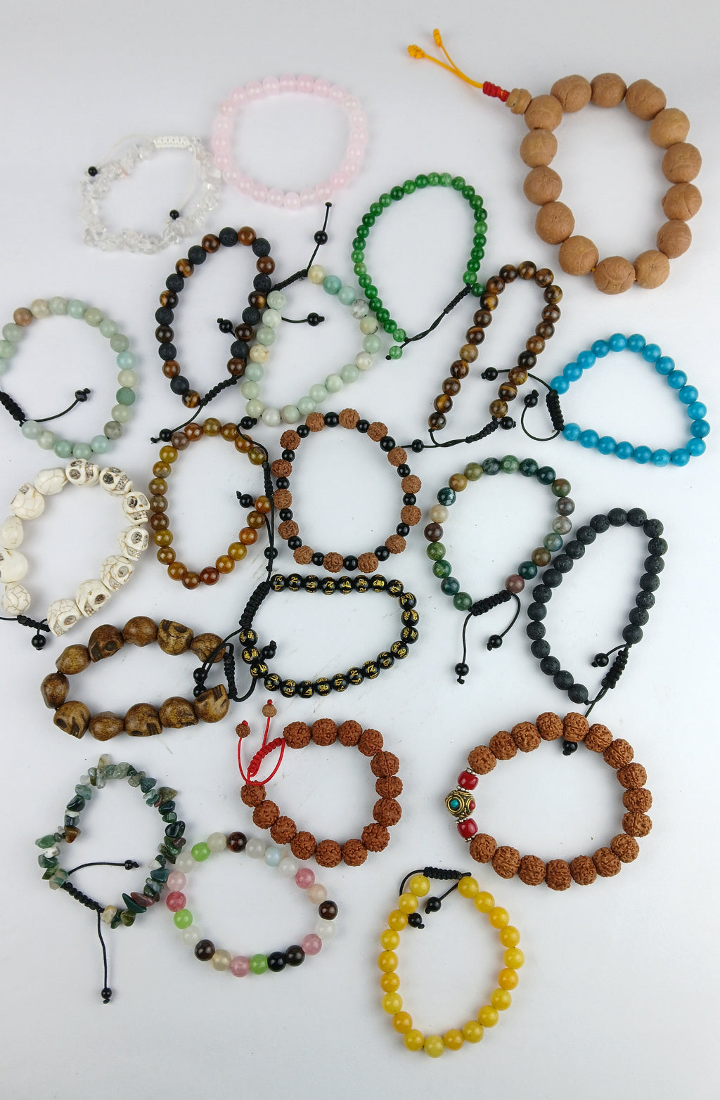 Trishul, Gemstone Bracelets and Key Chains, Bodhi Mala For Guillaume