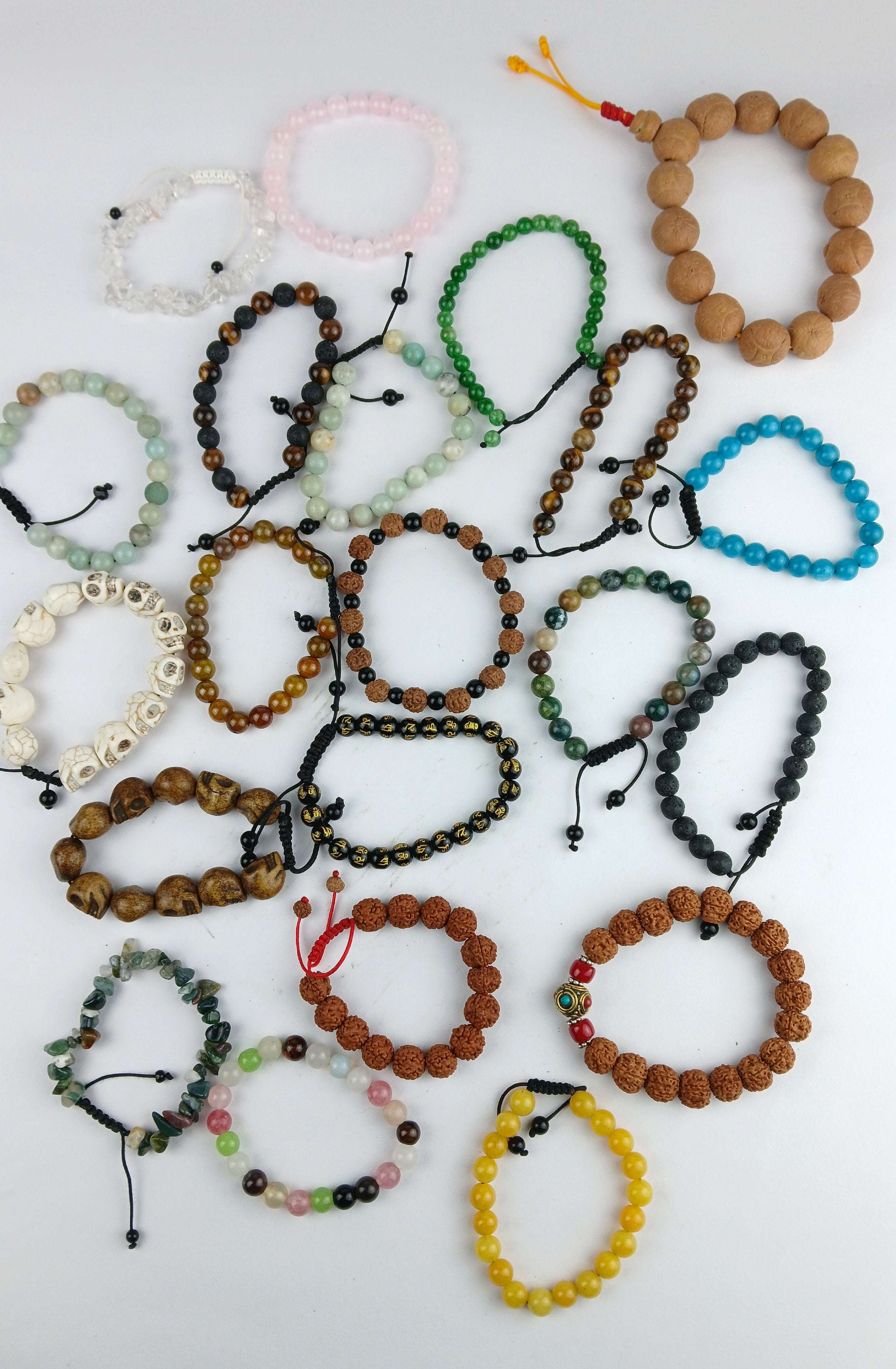 Trishul, Gemstone Bracelets and Key Chains, Bodhi Mala For Guillaume